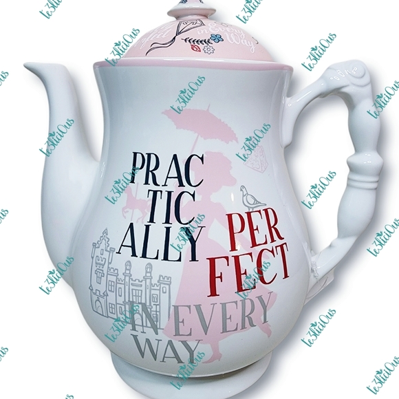 DISNEY PARKS MARY POPPINS TEAPOT - Picture 3 of 9